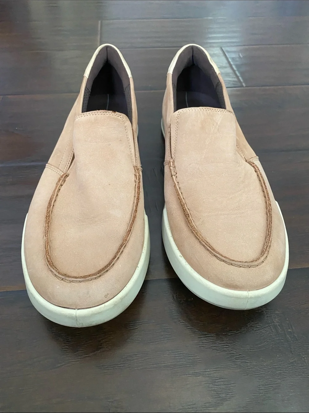 Ecco Danish Design leather upper lightweight loafers men’s size 11-11.5